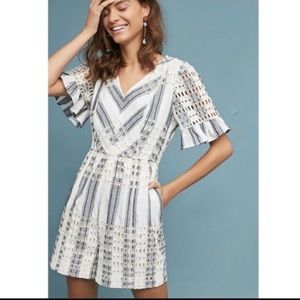 Anthropologie stripped romper - ett twa